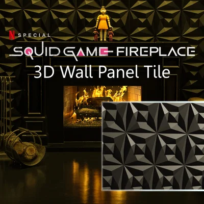 Squid Game: Gạch Ốp Tường Trang Trí 3D