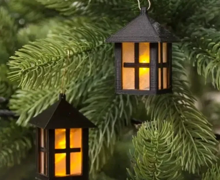 Đồ trang trí Giáng sinh hình đèn lồng - Image 1