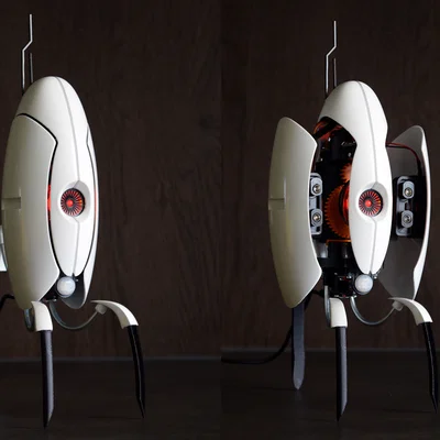 Mô hình Sentry Turret Portal in 3D có chuyển động và đèn LED