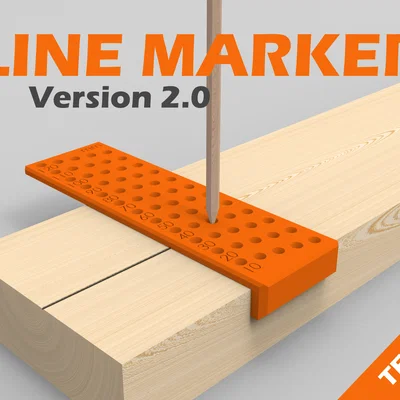 Dụng cụ lấy dấu đo khoảng cách Line Marker 2.0 in 3D chính xác