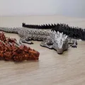 Mô hình rồng 3D Articulated Dragon 2 khớp nối linh hoạt - Thumbnail 1