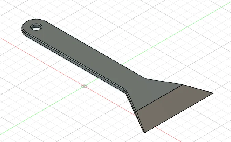 Dụng cụ cạo bàn in 3D (Druckbett Schaber) tiện lợi - Image 2