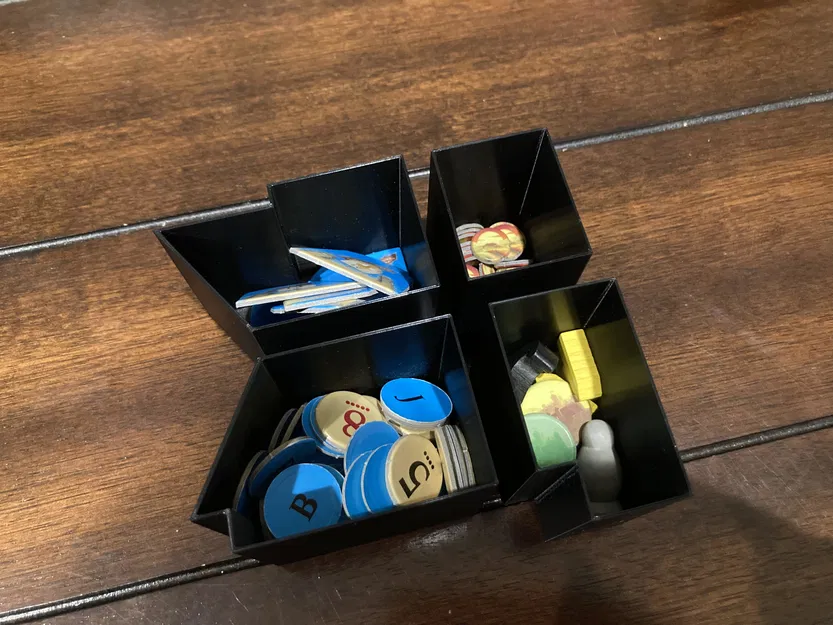 Hộp đựng sắp xếp bàn cờ Catan (Catan box organizer) - Image 4