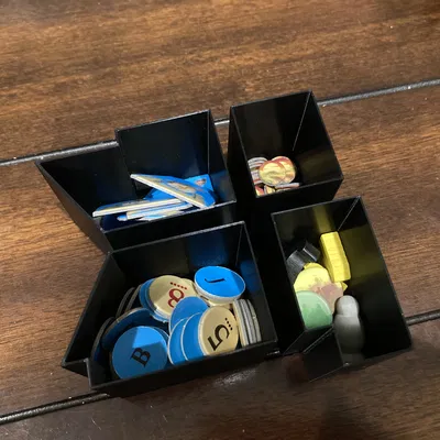 Hộp đựng sắp xếp bàn cờ Catan (Catan box organizer)