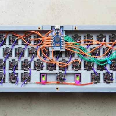 Bàn phím 48-KEY Hand-Wired (Tự lắp ráp)