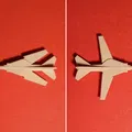 Mô hình MiG-23 Flogger & MiG-27: Tiêm kích phản lực mini in liền khối có khớp nối - Thumbnail 2