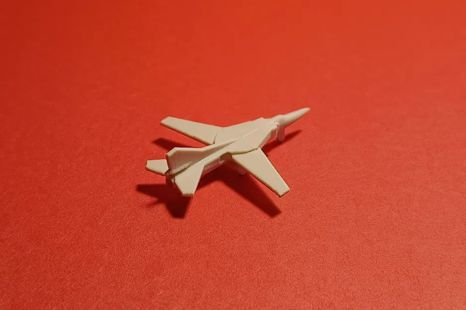 Mô hình MiG-23 Flogger & MiG-27: Tiêm kích phản lực mini in liền khối có khớp nối - Image 4