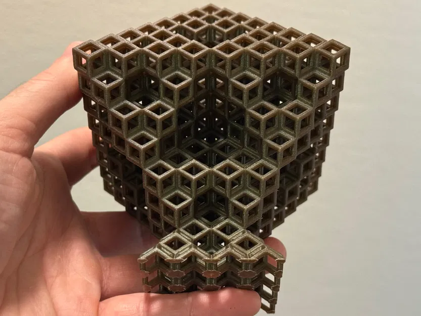 Cấu trúc Fractal Sierpiński Octahedron từ Rhombic Dodecahedron - Cấp độ 3 - Image 1