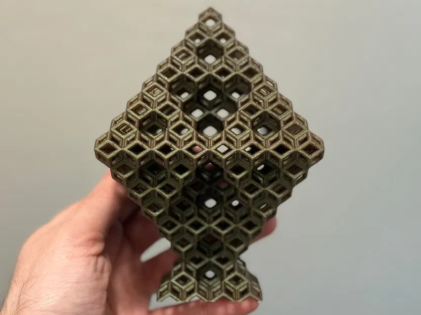 Cấu trúc Fractal Sierpiński Octahedron từ Rhombic Dodecahedron - Cấp độ 3 - Image 4