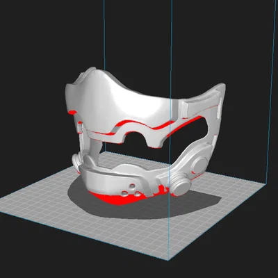 Mặt nạ Oni phong cách tương lai (Futuristic Oni Mask)