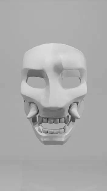 Mặt nạ Oni SAMU#1 có thể đeo được - Image 1