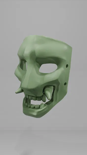 Mặt nạ Oni SAMU#1 có thể đeo được - Image 2