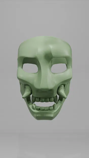 Mặt nạ Oni SAMU#1 có thể đeo được - Image 3