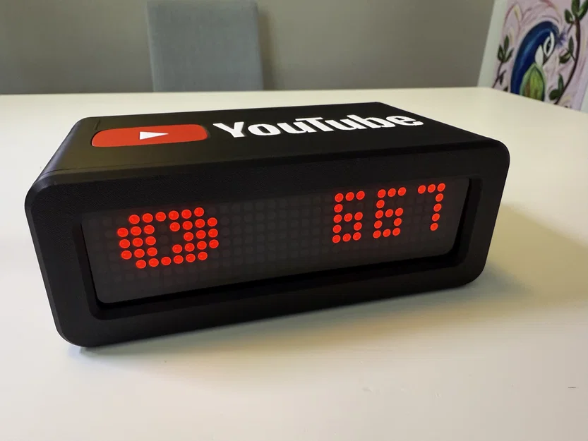 Bộ đếm người đăng ký/lượt xem YouTube (DIY) - Image 1