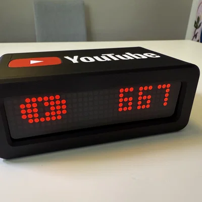 Bộ đếm người đăng ký/lượt xem YouTube (DIY)