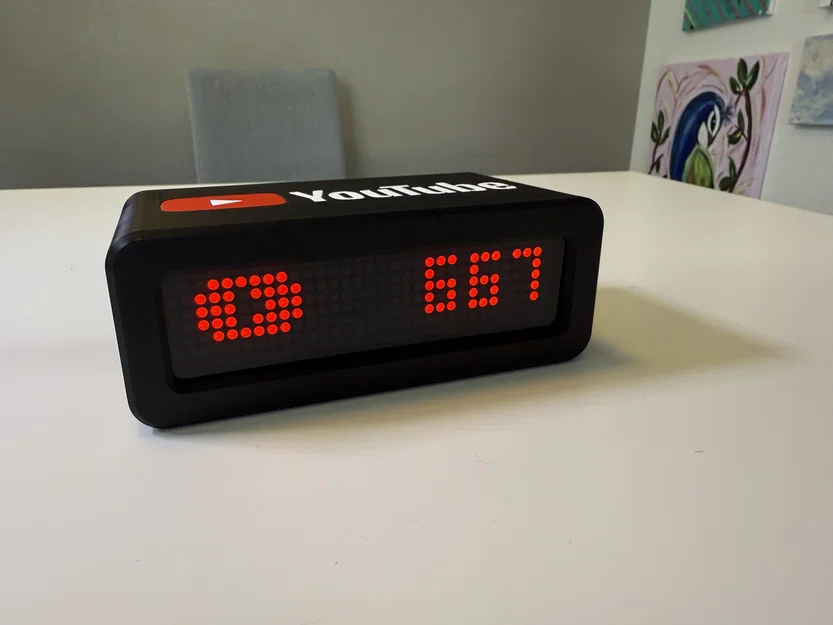 Bộ đếm người đăng ký/lượt xem YouTube (DIY) - Image 3