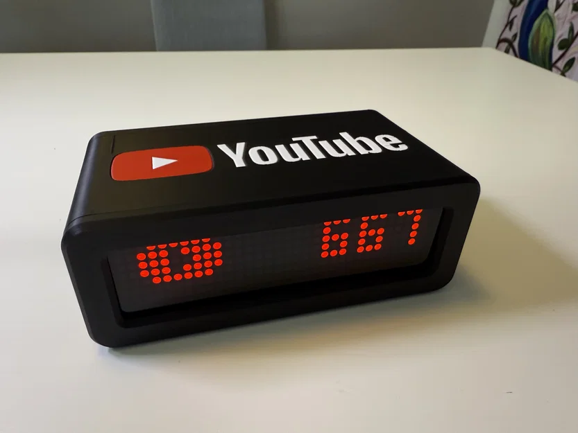 Bộ đếm người đăng ký/lượt xem YouTube (DIY) - Image 4