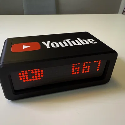 Bộ đếm người đăng ký/lượt xem YouTube (DIY)