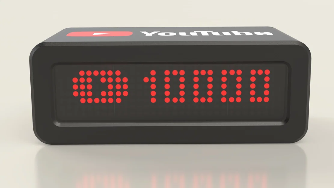Bộ đếm người đăng ký/lượt xem YouTube (DIY) - Image 6