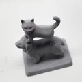 Mô hình Mèo đứng trên lưng Chó - Thumbnail 5