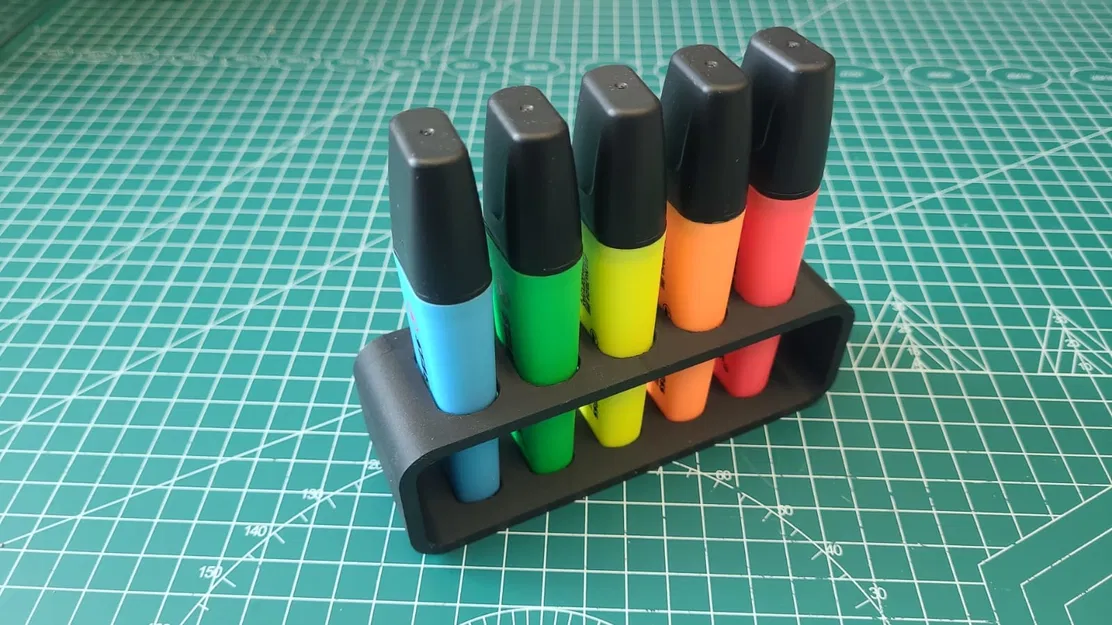 Khay đựng bút dạ quang STABILO BOSS 3 và 5 vị trí - In 3D tiện lợi - Image 4