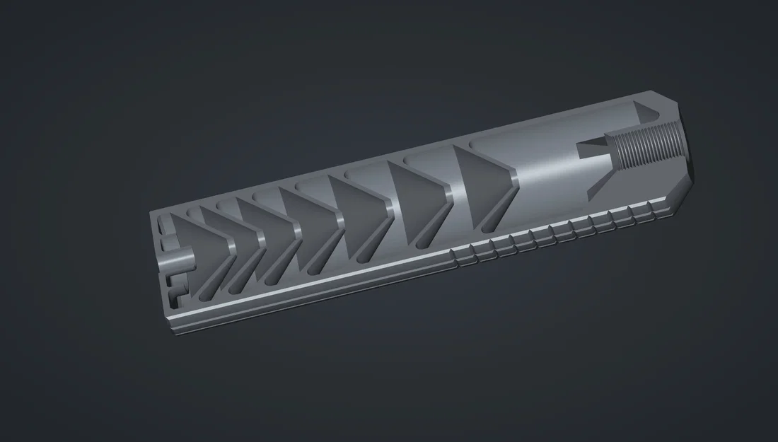 Bộ giảm thanh Airsoft 6mm M14 CCW cho Novritsch SSX303 - Image 4