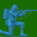 Mô hình lính bộ binh Anh Thế chiến 1 (WW1 British Infantry Soldier 2) - Thumbnail 1