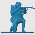 Mô hình lính bộ binh Anh Thế chiến 1 (WW1 British Infantry Soldier 2) - Thumbnail 2