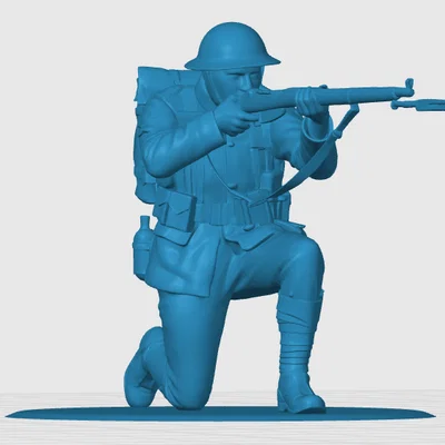 Mô hình lính bộ binh Anh Thế chiến 1 (WW1 British Infantry Soldier 2)