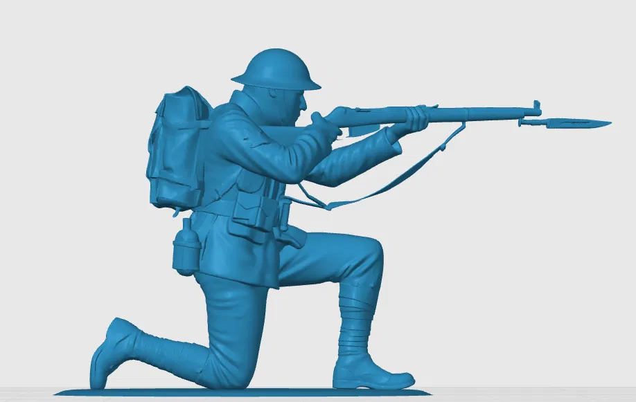 Mô hình lính bộ binh Anh Thế chiến 1 (WW1 British Infantry Soldier 2) - Image 3