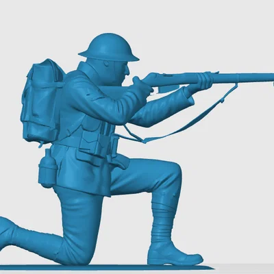 Mô hình lính bộ binh Anh Thế chiến 1 (WW1 British Infantry Soldier 2)