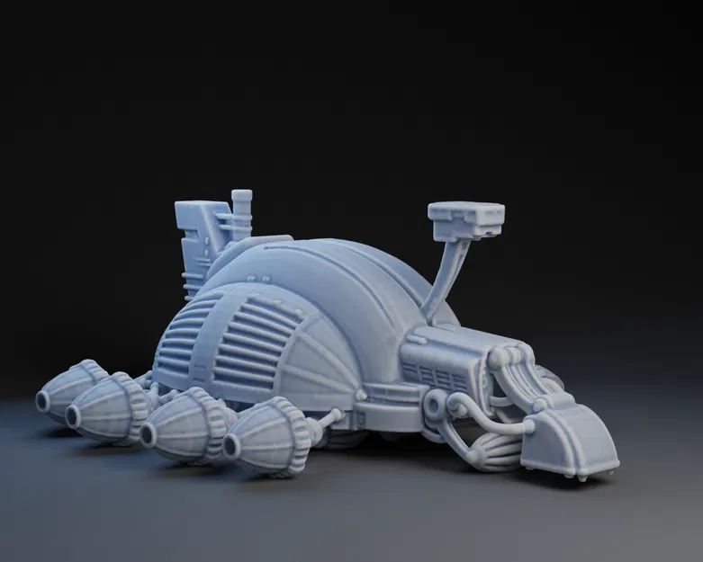 Mô hình 3D máy thu hoạch Spice Harvester từ vũ trụ Dune cực chất - Image 1