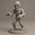 Mô hình xác ướp (Mummy) trang trí Halloween cực chất cho in 3D - Thumbnail 1