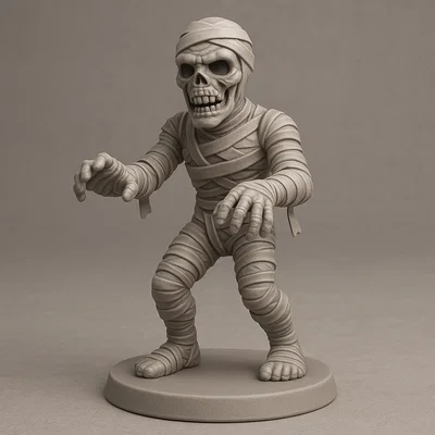 Mô hình xác ướp (Mummy) trang trí Halloween cực chất cho in 3D