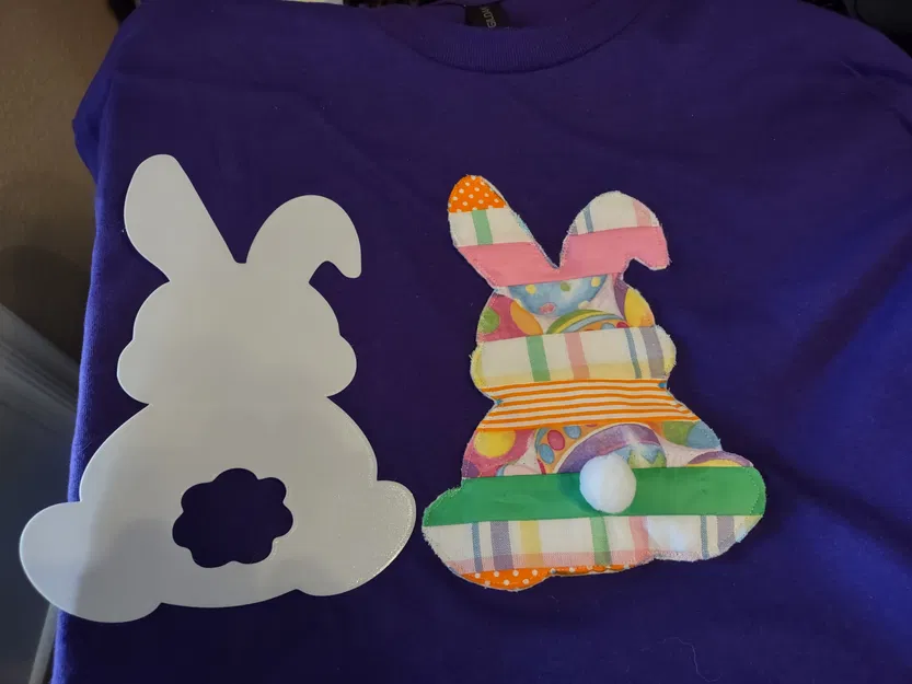 Khuôn mẫu may hình Thỏ Phục Sinh - Image 1