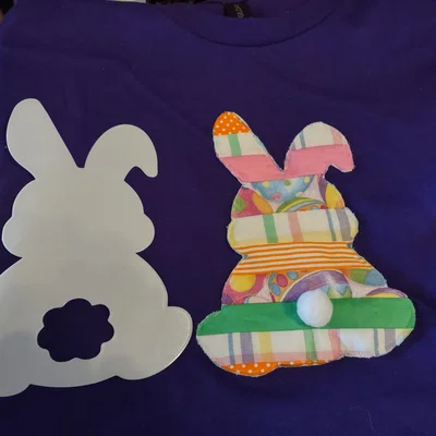 Khuôn mẫu may hình Thỏ Phục Sinh