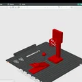 Bộ trò chơi bóng rổ mini để bàn tự in 3D - Thumbnail 1