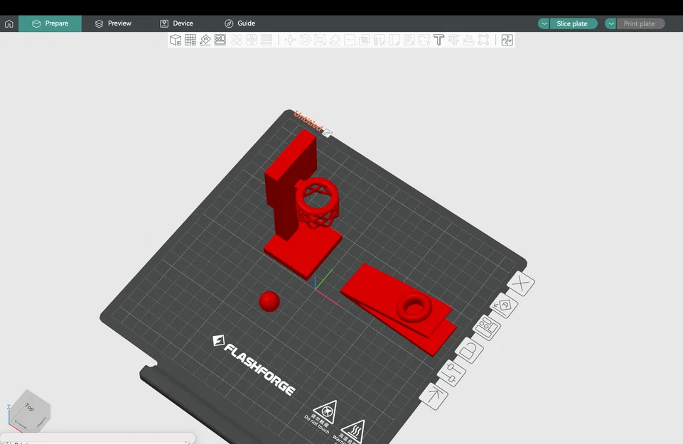 Bộ trò chơi bóng rổ mini để bàn tự in 3D - Image 2
