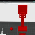 Bộ trò chơi bóng rổ mini để bàn tự in 3D - Thumbnail 7