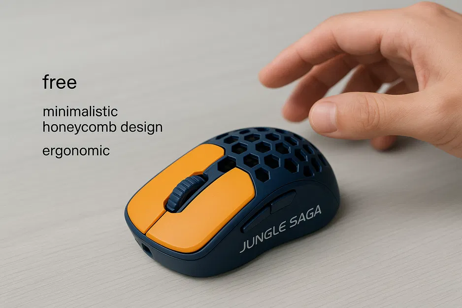 Chuột Ergonomic Honeycomb Jungle Saga - Image 1