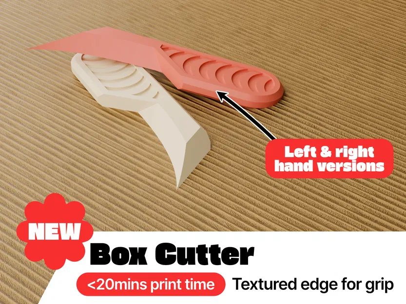 Dao rọc giấy (Box Cutter) - Phiên bản cho người thuận tay trái & tay phải - Image 1