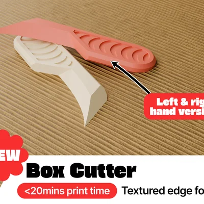 Dao rọc giấy (Box Cutter) - Phiên bản cho người thuận tay trái & tay phải