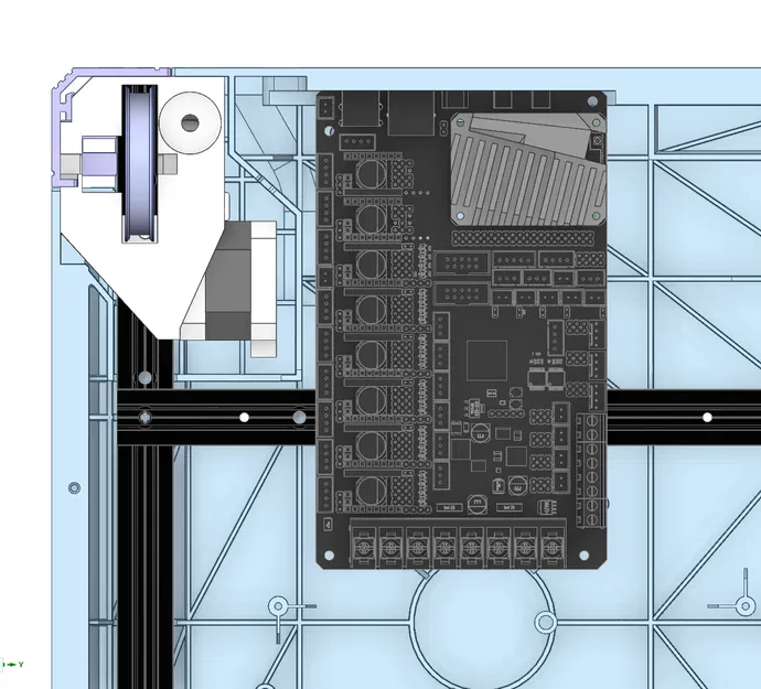 Bộ Kit Giá Đỡ BTT Manta M8P & Tấm Chắn Làm Mát Cho SV08 - Image 4