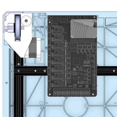 Bộ Kit Giá Đỡ BTT Manta M8P & Tấm Chắn Làm Mát Cho SV08