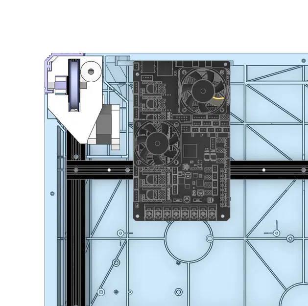Bộ Kit Giá Đỡ BTT Manta M8P & Tấm Chắn Làm Mát Cho SV08 - Image 5