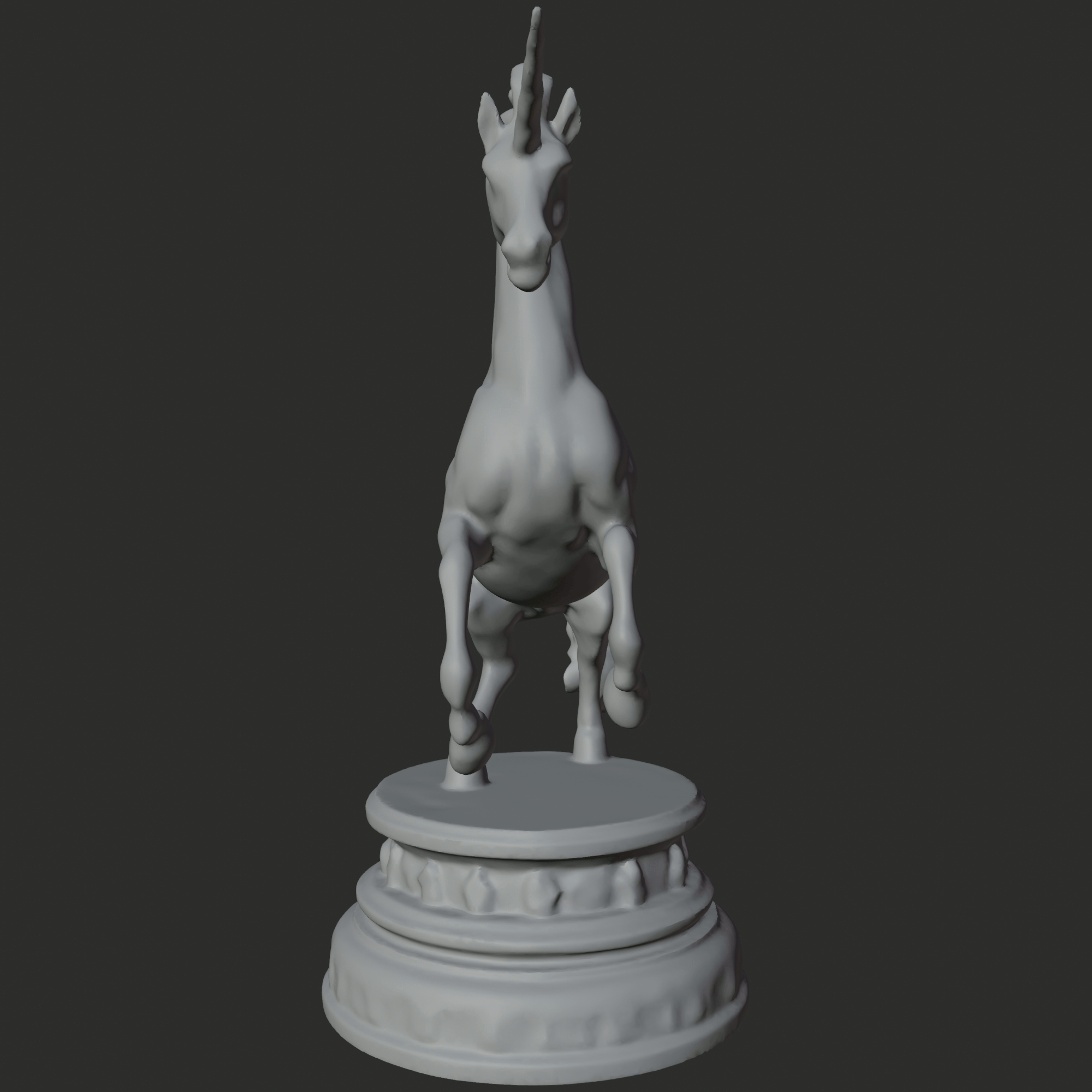 Mô hình kỳ lân Charging Unicorn - Tượng trang trí đầy uy lực - Image 4