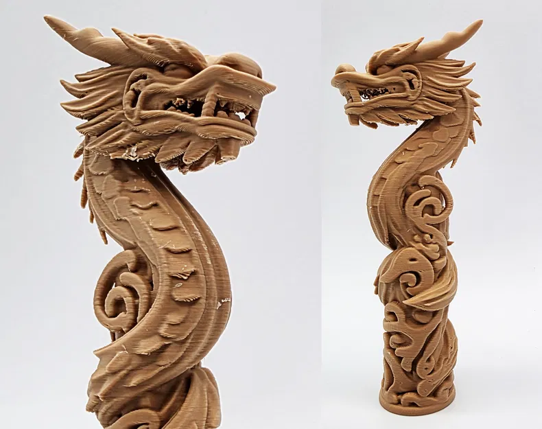 Tượng Rồng Totem Xoắn Ốc - Image 1