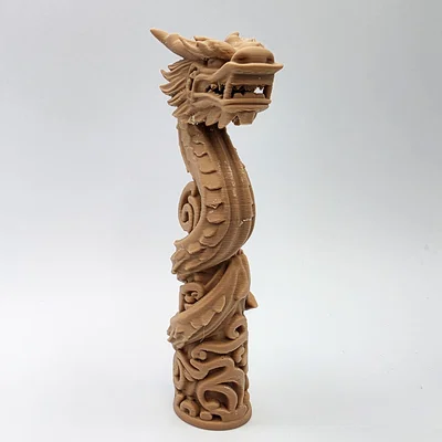 Tượng Rồng Totem Xoắn Ốc