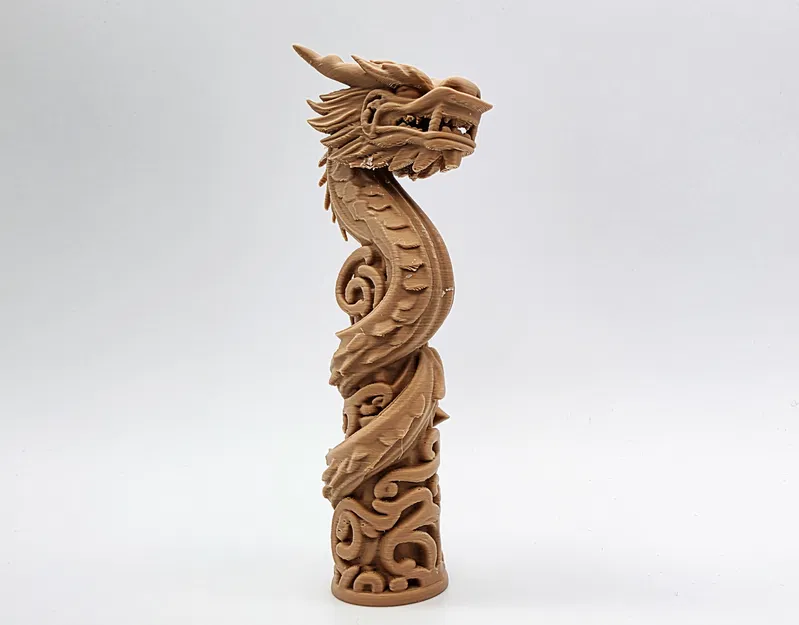 Tượng Rồng Totem Xoắn Ốc - Image 7