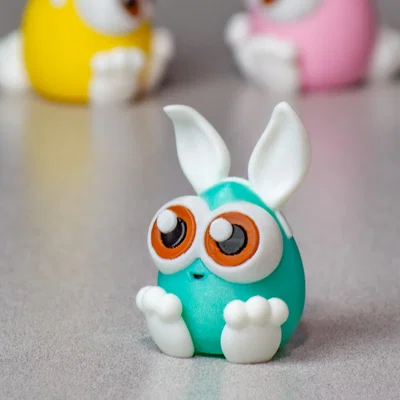 Cute Bunny Egg - Trứng Phục sinh hóa trang thành thỏ cực dễ thương!